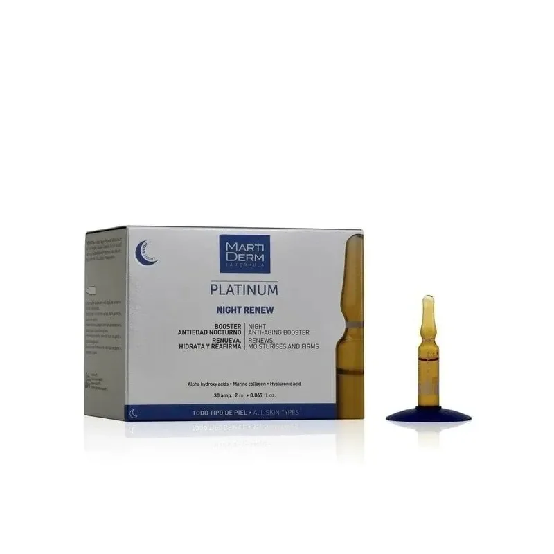 MARTIDERM Platinum Night Renew 10 Ampoules