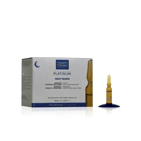 MARTIDERM Platinum Night Renew 10 Ampoules
