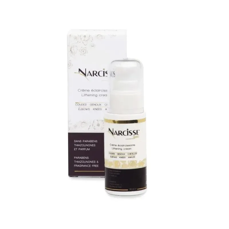 Narcisse Gold Crème Eclaircissante Coudes, Genoux, Chevilles 50 ml