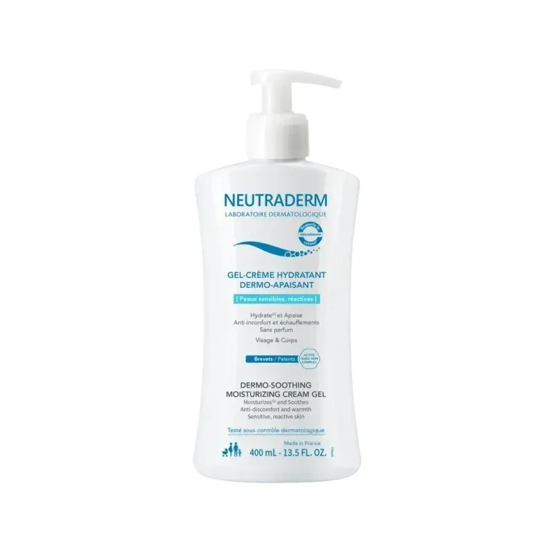 NEUTRADERM Gel Crème Hydratant Dermo-Apaisant 400 ml