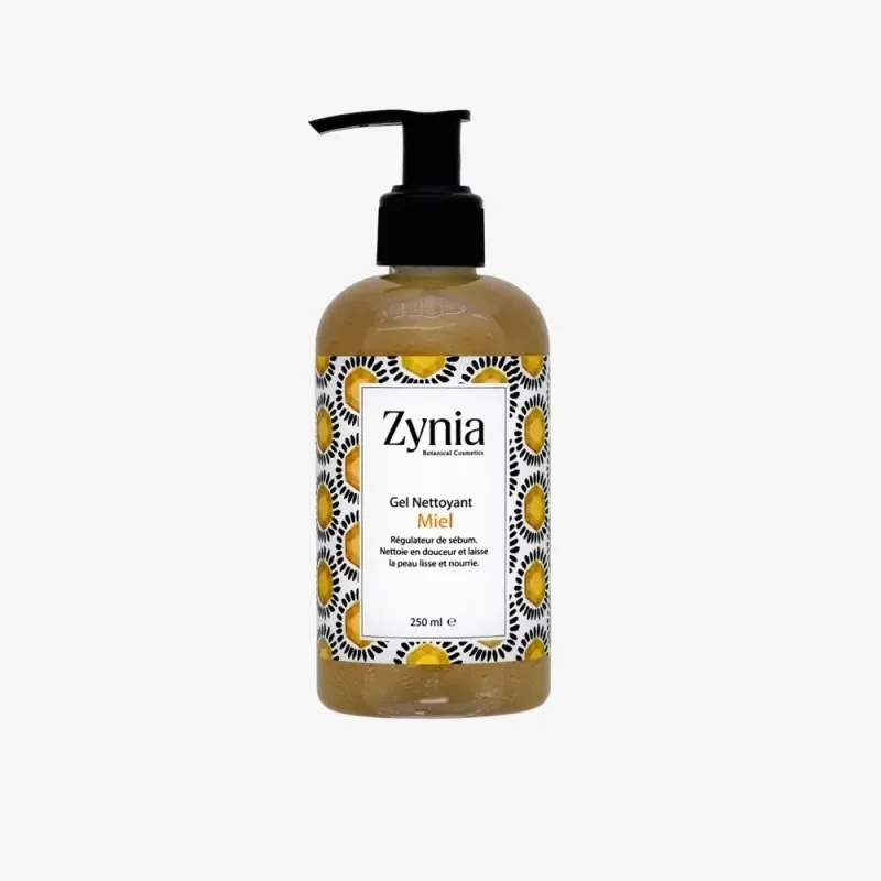 ZYNIA Gel Nettoyant au Miel 250 ml