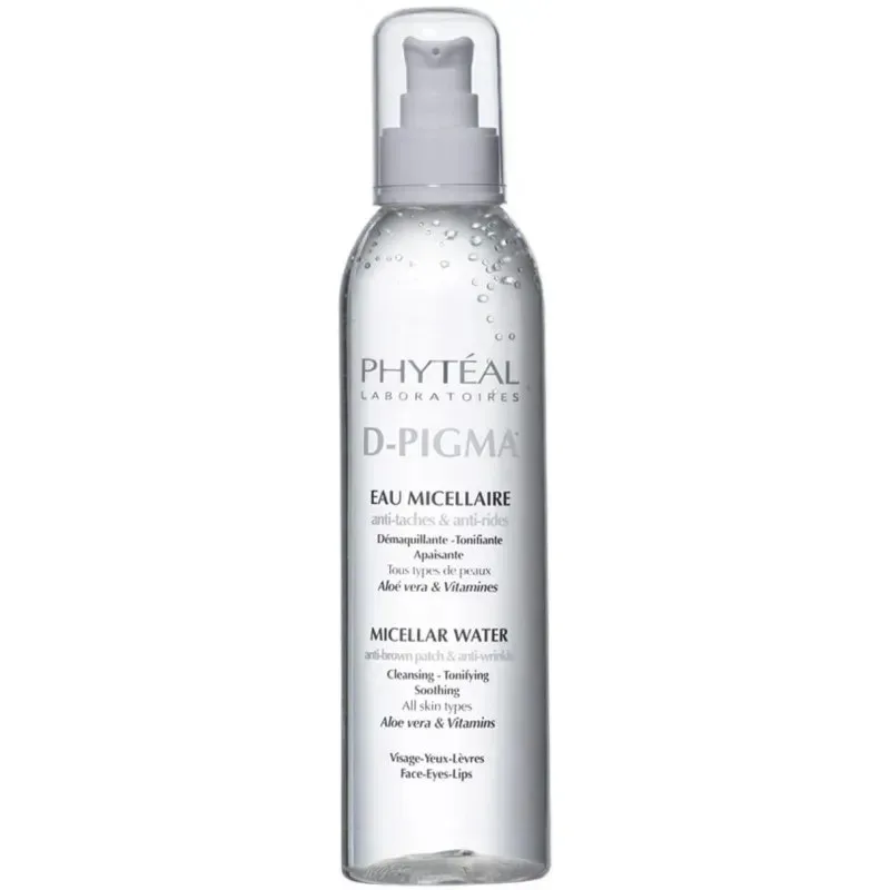 PHYTEAL Dpigma Eau Micellaire à l'aloe Vera 250 ml