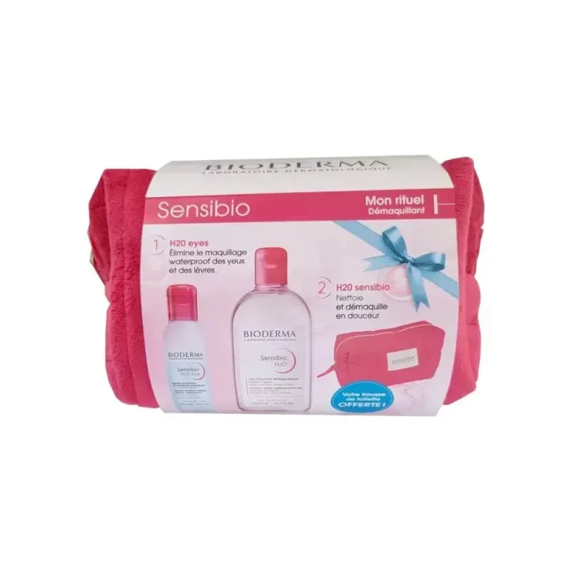 BIODERMA Sensibio Trousse Rituel Démaquillant (h2o Micellaire+h2o Eye)