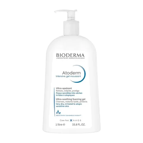 BIODERMA Atoderm Intensive Gel Moussant Ultra Apaisant 1 l