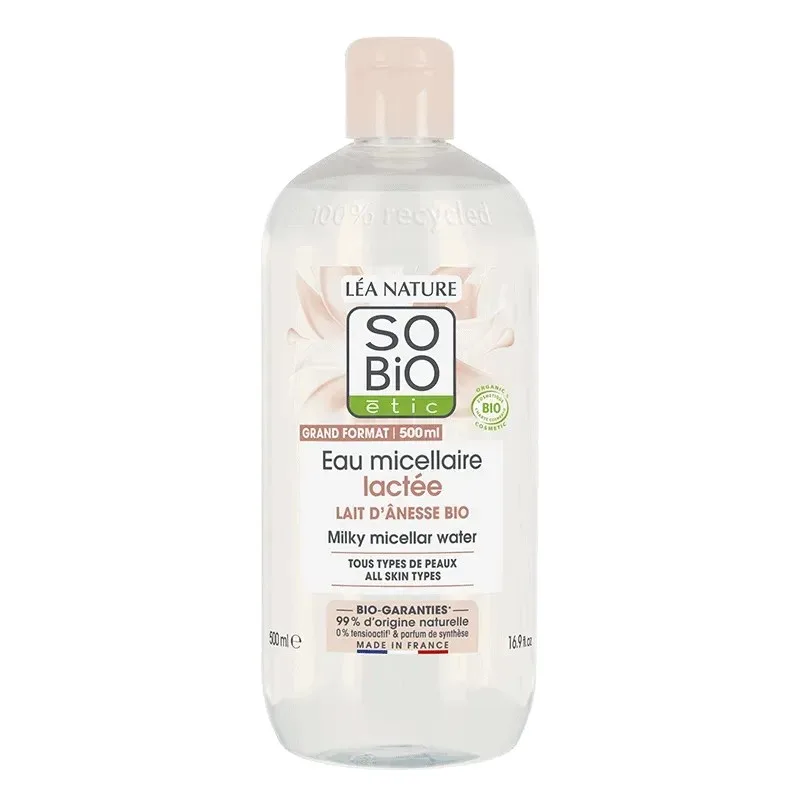 So Bio Eau Micellaire Lactee au Lait d'anesse 500 ml