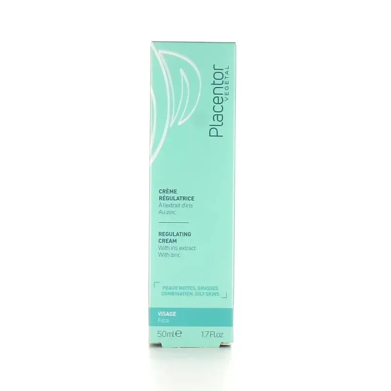 PLACENTOR Vegetal Crème Regulatrice Peaux Mixtes à Grasses 50 ml