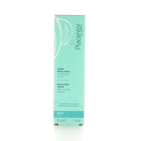 PLACENTOR Vegetal Crème Regulatrice Peaux Mixtes à Grasses 50 ml