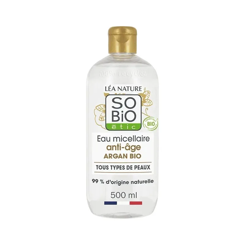 So Bio Eau Micellaire Anti-Âge Argan 500 ml