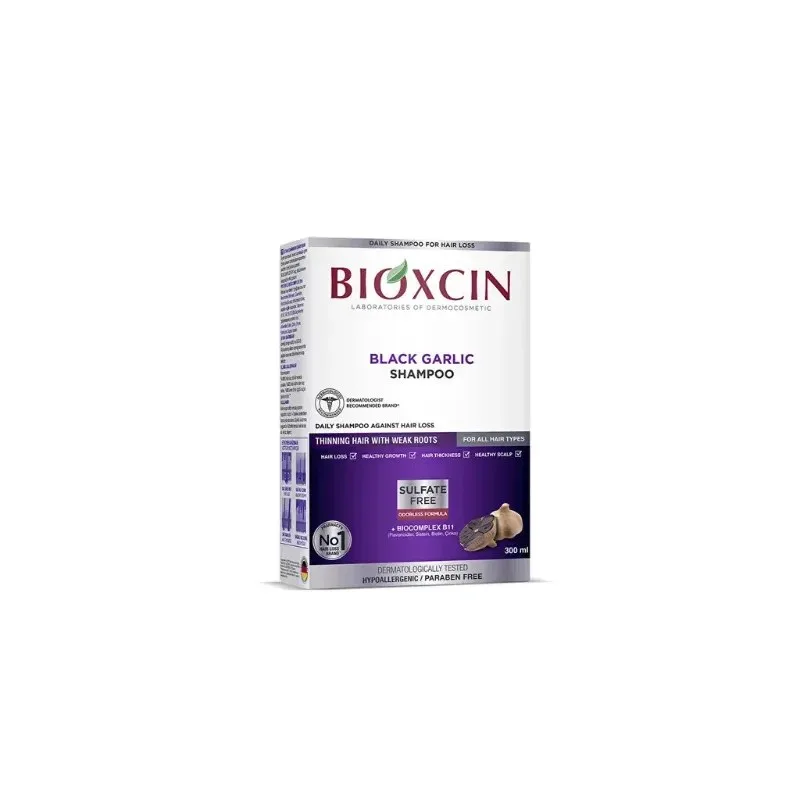 Bioxcin Shampooing Vegetal à l'ail Noir 300 ml — photo 2