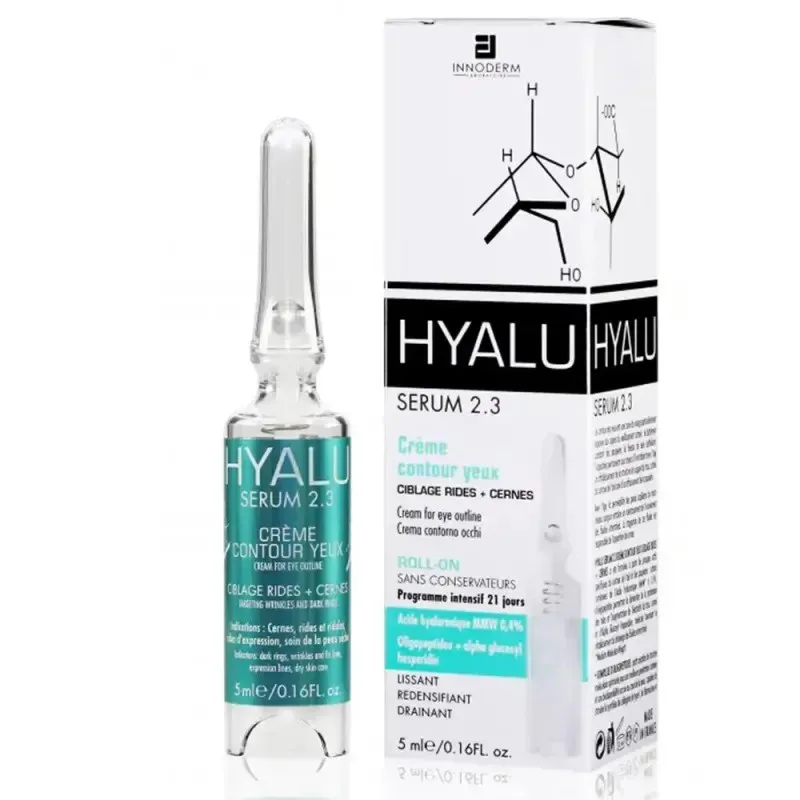HYALU SERUM 2.3 Crème Contour des Yeux Ciblage Rides + Cernes - 5 ml