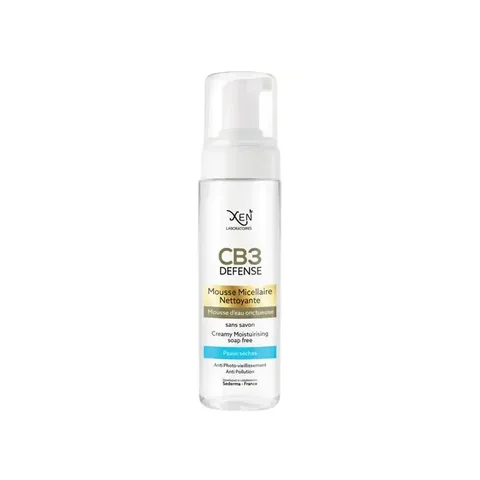 XEN CB3 Defense Mousse Micellaire Nettoyante Peaux Normales à Sèches 200 ml