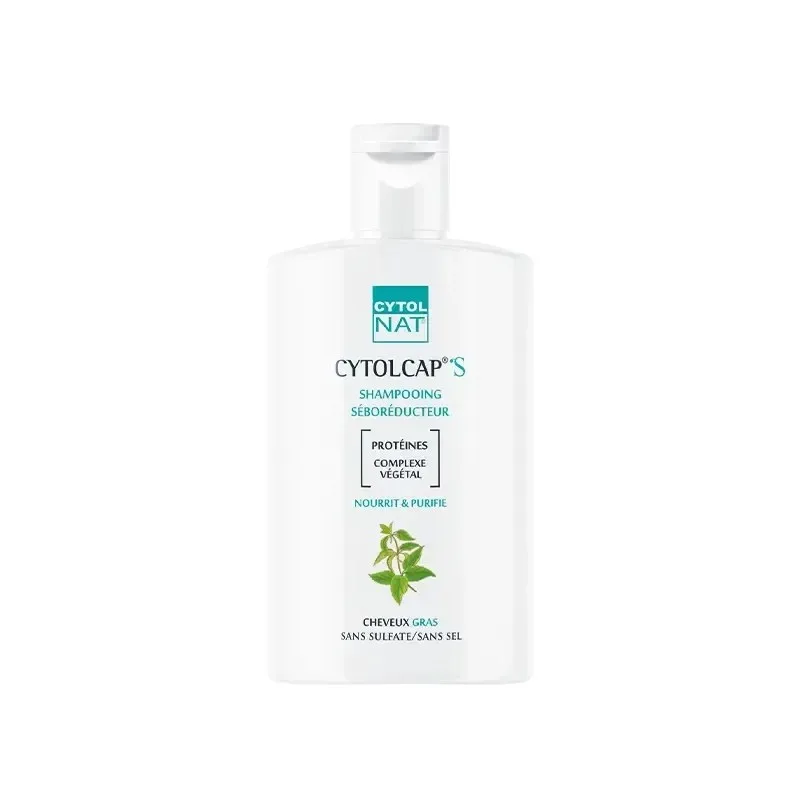 CYTOLNAT Cytolcap S Shampooing Seboreducteur Cheveux Gras 200 ml