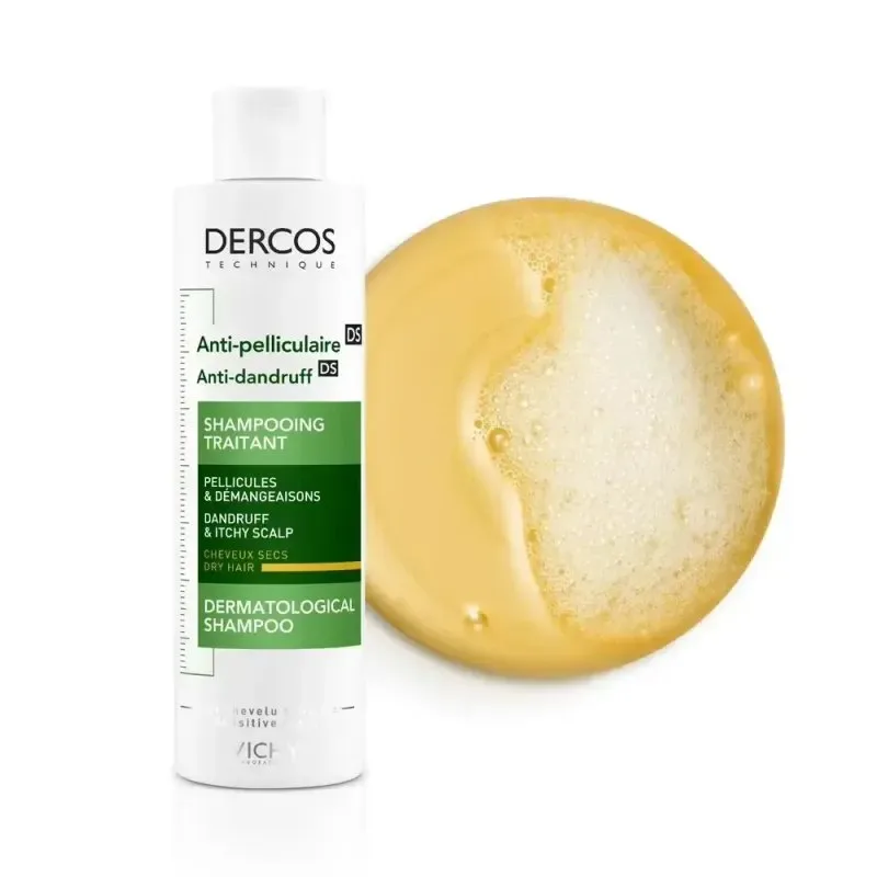 VICHY Dercos Anti Pelliculaire Shampooing Traitant Cheveux Normaux à Secs 200 ml — photo 2