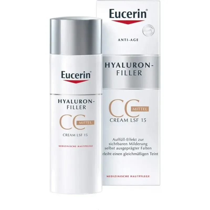 EUCERIN Hyaluron-Filler Cc Cream Medium SPF 15 50 ml