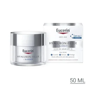 EUCERIN Hyaluron Filler Soin de Jour Anti Age SPF15 Peau Sèche 50 ml
