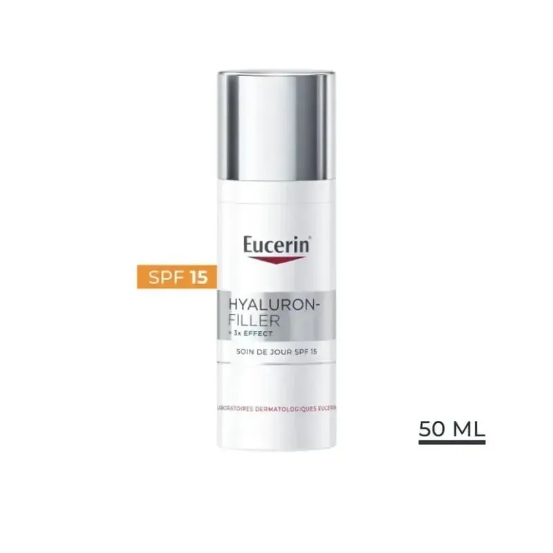 EUCERIN Hyaluron-Filler 3 Effect Soin de Jour Peaux Normales à Mixtes 50 ml