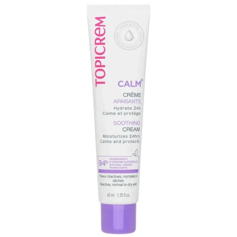 TOPICREM Calm+ Ultra Hydratante Crème Apaisante Calmante Légère 40 ml