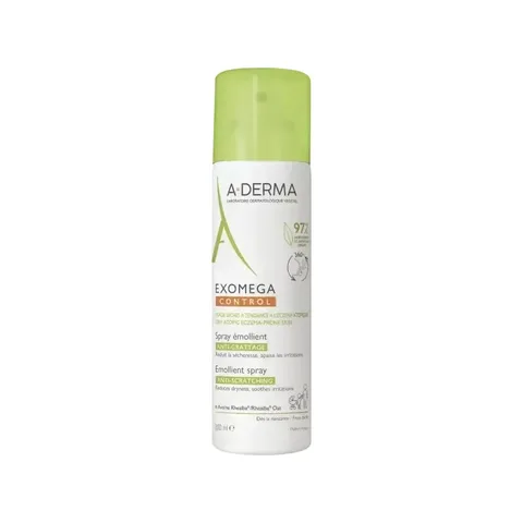 A-DERMA Spray Exomega Control Emollient Anti-Grattage Peaux Sèches 200 ml