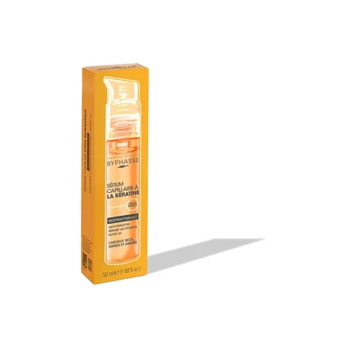 BYPHASSE Sérum Capillaire à la Keratine Cheveux Secs et Abimes 50 ml