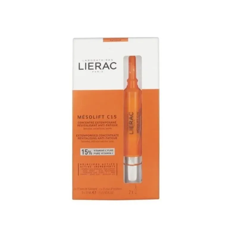 LIERAC Crème C15 Concentre Extemporane 2x15ml Mesolift