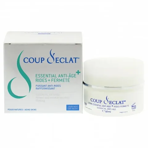 Coup d'éclat Essential Anti Age Rides+fermete Jour Nuit 50 ml