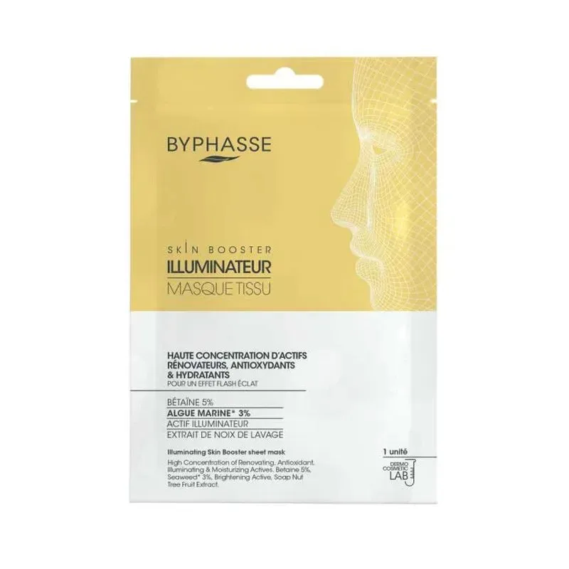BYPHASSE Masque Tissu Skin Booster Illuminateur 18 ml