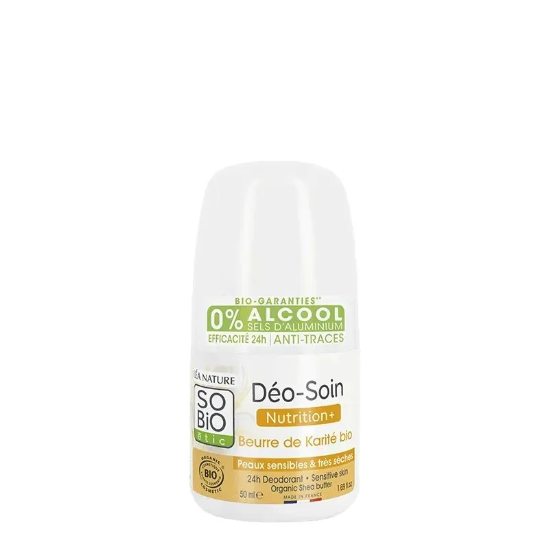 So Bio Déodorant Nutrition Karité Peaux Sèches 50 ml
