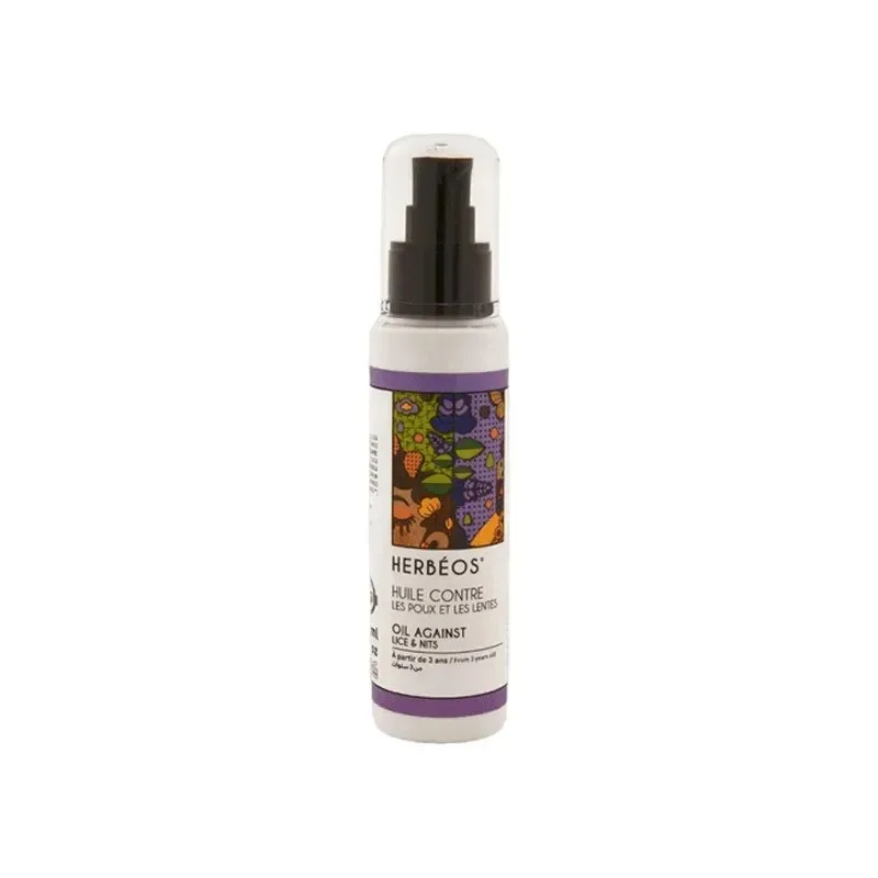 HERBEOS Huile Contre les Poux et les Lentes 100 ml
