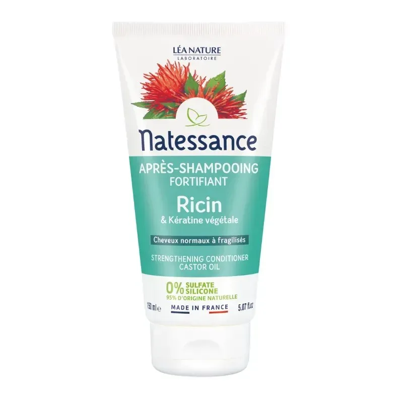 NATESSANCE Après Shampooing Ricin Fortiiant 150 ml