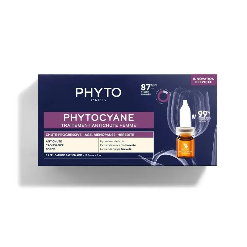 PHYTO Phytocyane Traitement Anti-Chute Progressive Femme 12*5ml