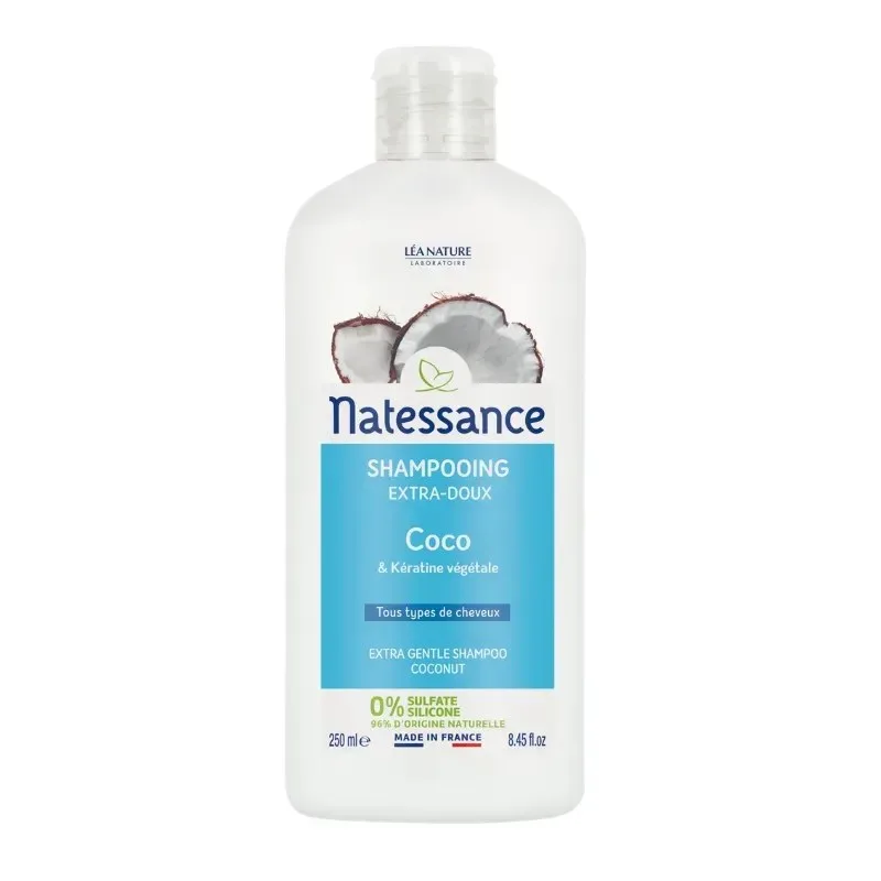 NATESSANCE Shampoing Coco 250 ml