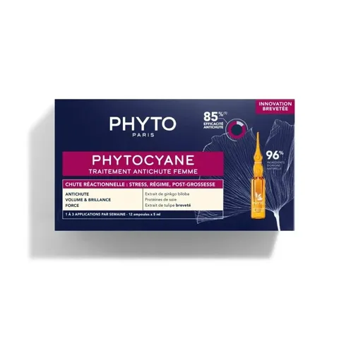 Phytocyane Traitement Anti-Chute Reactionnelle Femme 12*5ml