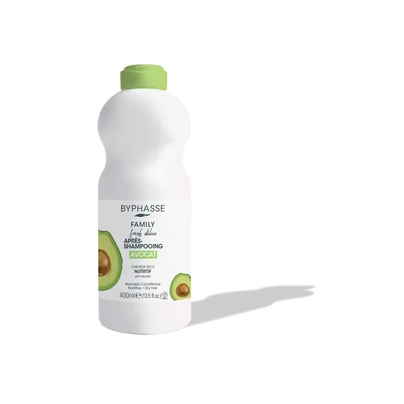 BYPHASSE Family Après Shampooing Avocat Cheveux Secs 400 ml
