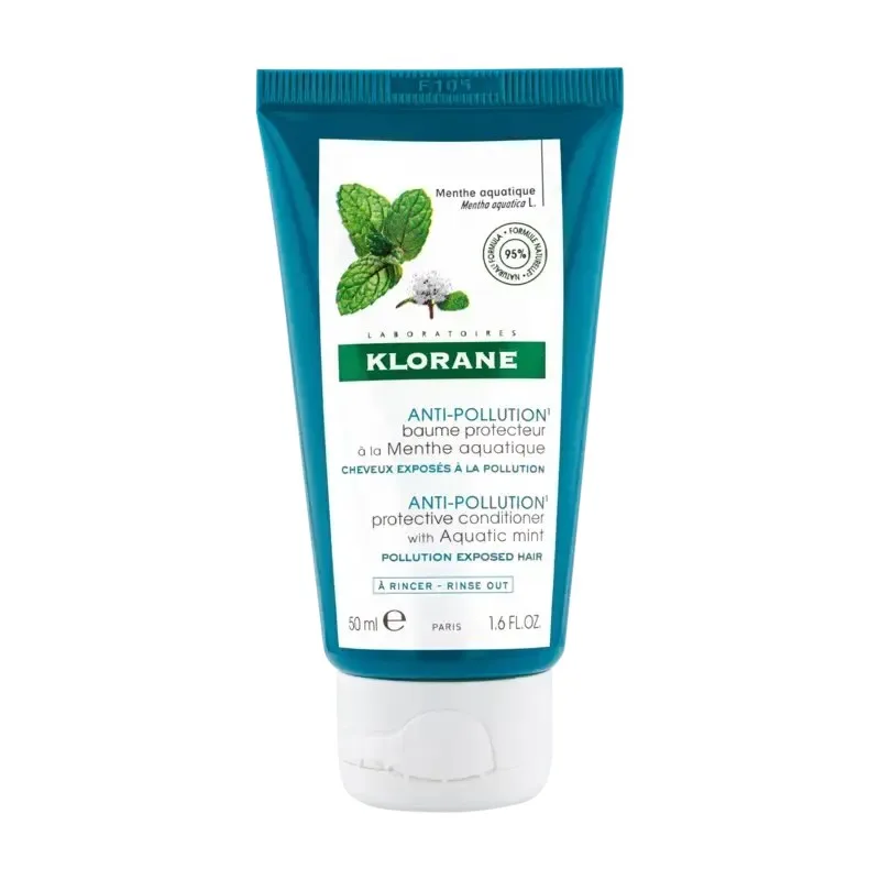 KLORANE Anti Pollution Baume Protecteur à la Menthe Aquatique 150 ml