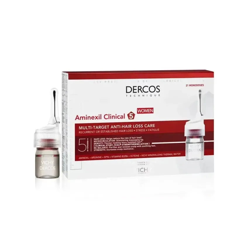 VICHY Dercos Aminexil Clinical 5 Femme 21 Ampoules