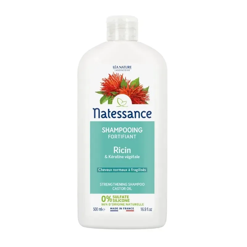 NATESSANCE Shampoing Ricin Keratine 250 ml