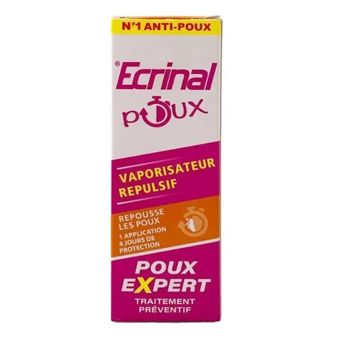 ECRINAL Vaporisateur Repulsif Anti Poux 75 ml