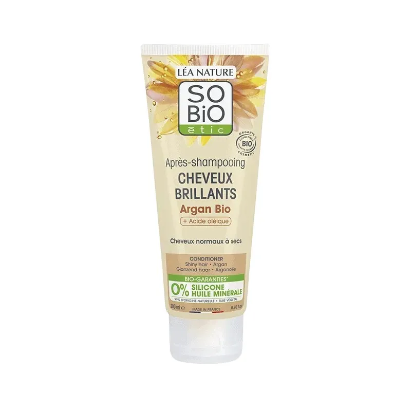 So Bio Après Shampooing Cheveux Brillants Argan 200 ml