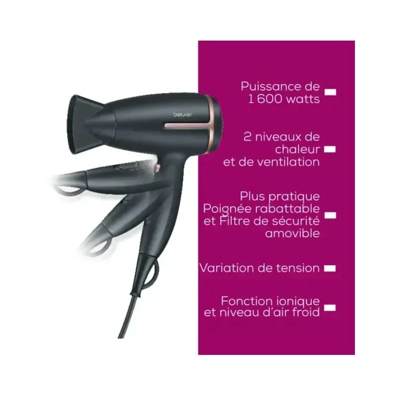 BEURER Hc 25 Sèche Cheveux de Voyage — photo 2