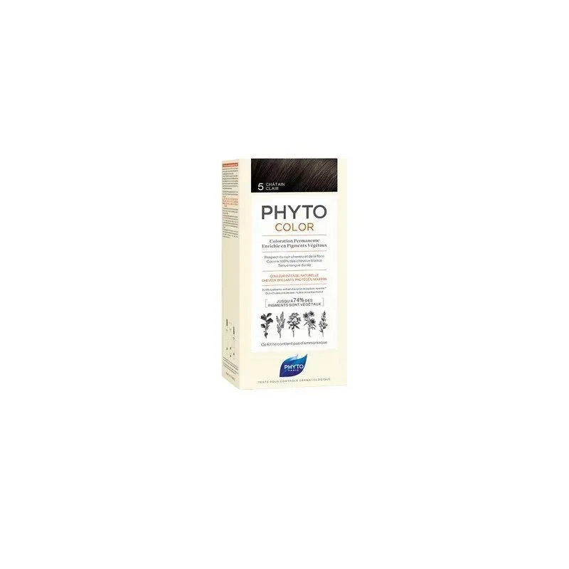PHYTO Phytocolor Couleur Soin 5 Chatain Clair. 1 Kit