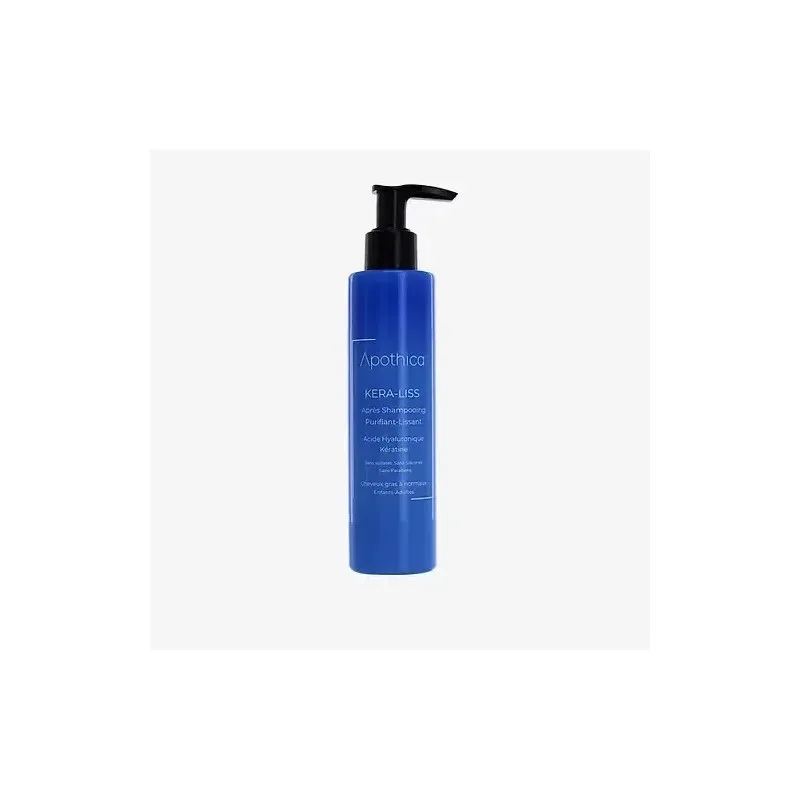 Apothica Kera Liss Après Shampooing Purifiant Lissant 200ml(cheveux Gras à Normaux)