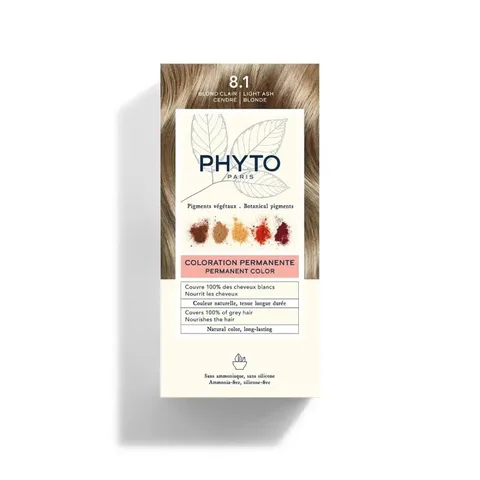 PHYTO Coloration 8.1 Blond Clair Cendre 1 Kit