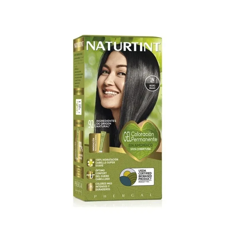 NATURTINT Coloration Permanente 1N Noir Ebene