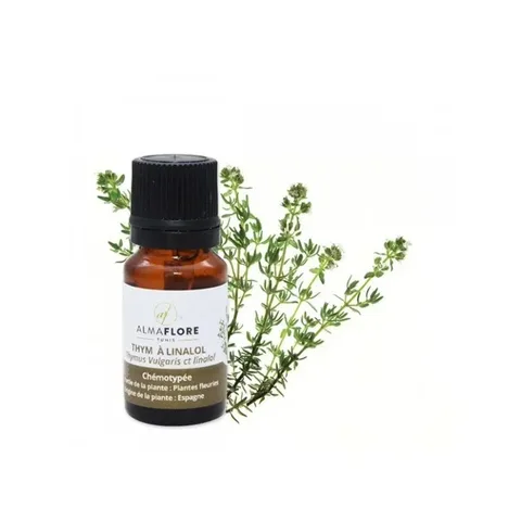 ALMAFLORE Huile Essentielle de Thym à Thymol 10 ml