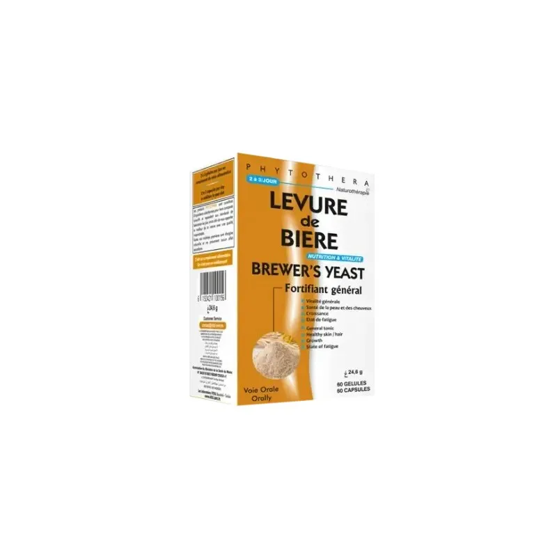Vital Phytothera Levure de Biere 60 Gélules