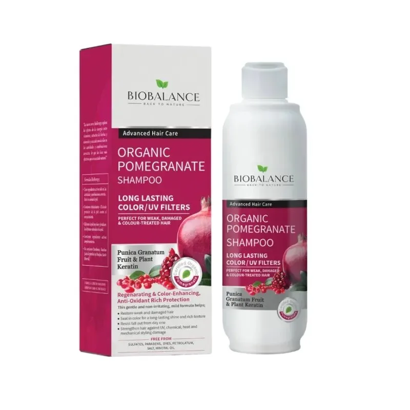 BIOBALANCE Organic Pomegranate Shampo 330 ml