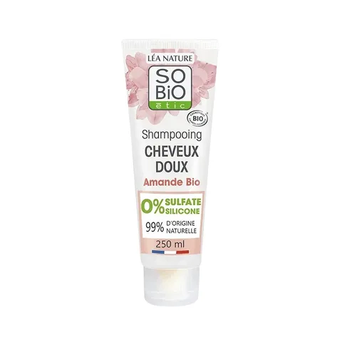 So Bio Cheveux Doux Shampoing Amande & Protéines de Riz Bio 250 ml