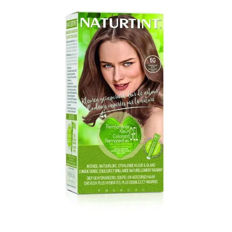 NATURTINT Coloration Permanante 6 g Chatain Fonce Dore 170 ml
