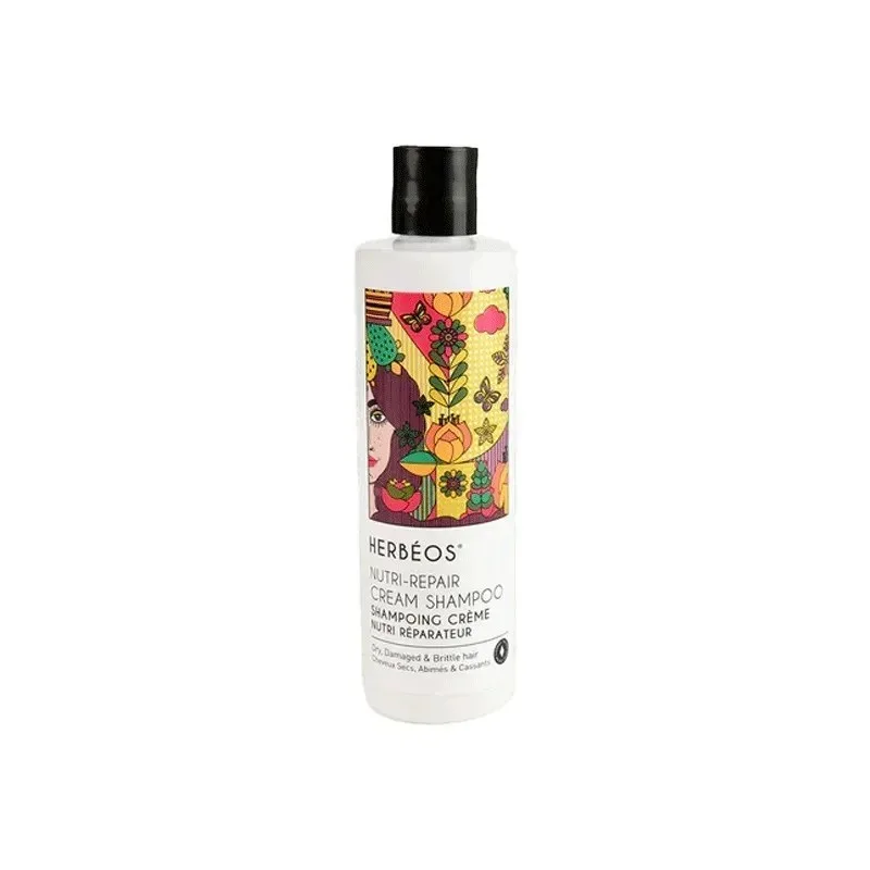 HERBEOS Shampooing Crème Nutri Réparateur Cheveux Secs 250 ml