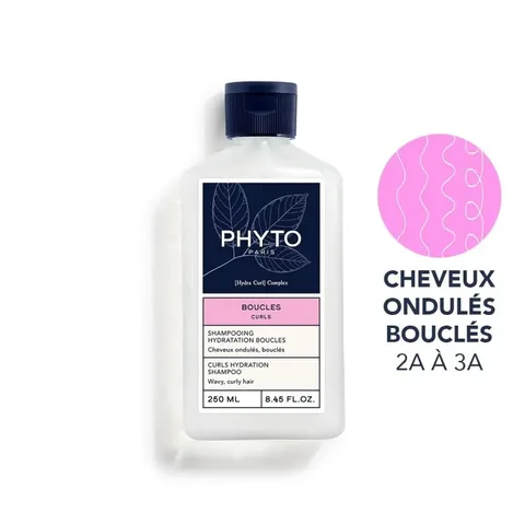 PHYTO Shampooing Hydratation Boucles 250 ml